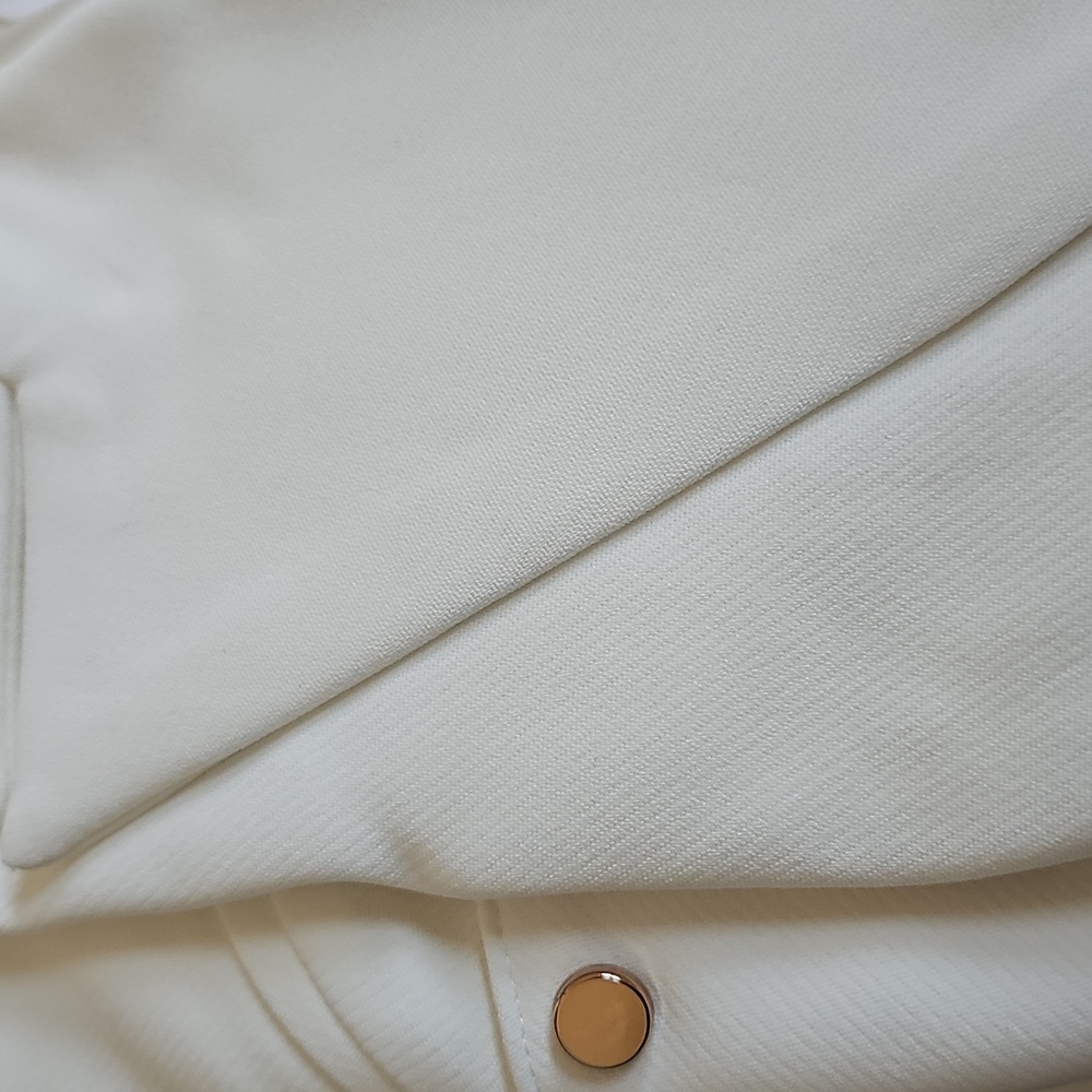 New Plus Size Ivory and Gold Suit - Picture 5 of 10